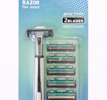 Scheermes Mannen met 5 Mesjes – 2-Blades Razor Set