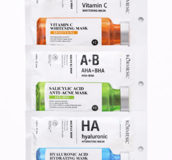 Gezicht 4 stuks – Gezichtsmasker Set met Verschillende Geuren