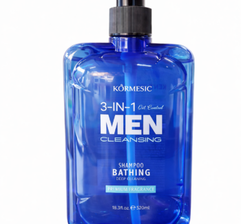 3-in-1 Douchegel voor Mannen - Shampoo, Body Wash & Gezichtsreiniging