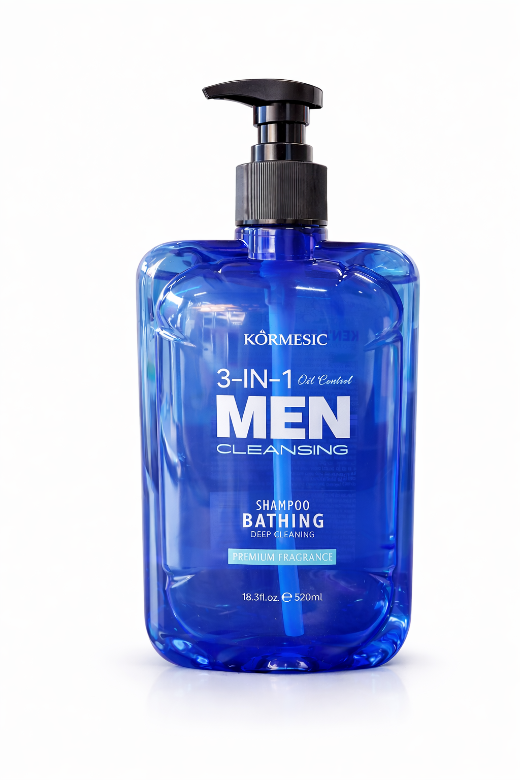 3-in-1 Douchegel voor Mannen - Shampoo, Body Wash & Gezichtsreiniging