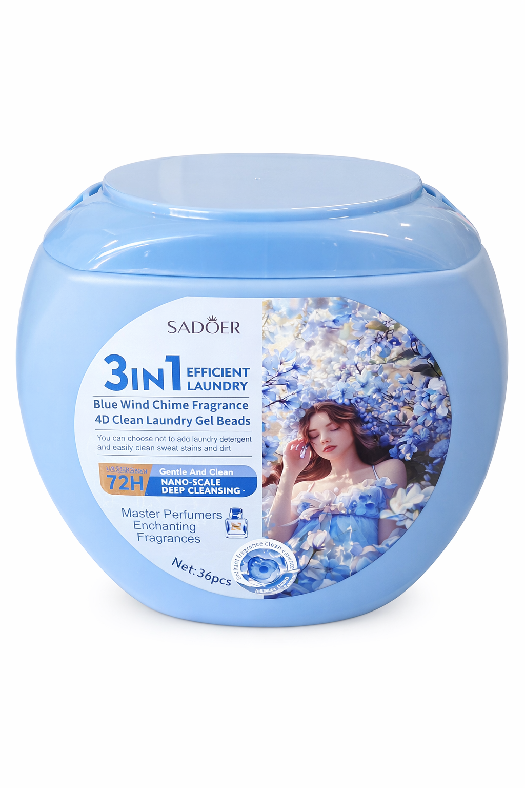 Wasparfum Pods 3-in-1 – Ultra Frisse Geur – Blue Wind Chime