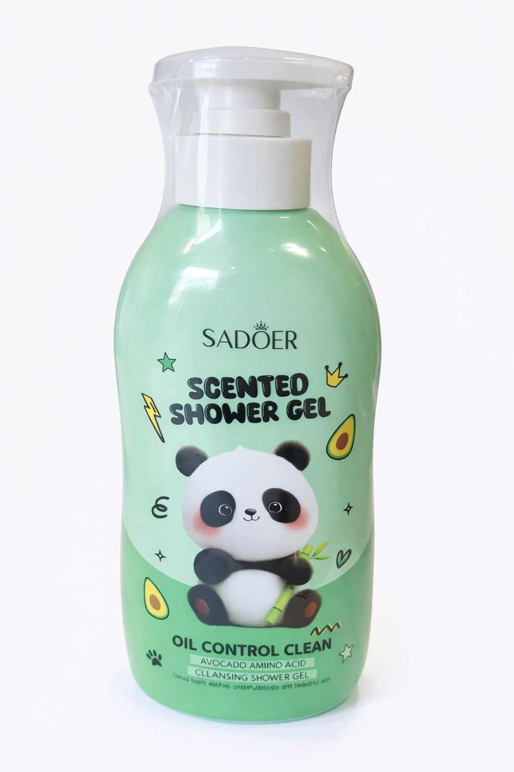 SADOER Shower Gel Avocado Oil Control – Verfrissende Douchegel 500ml