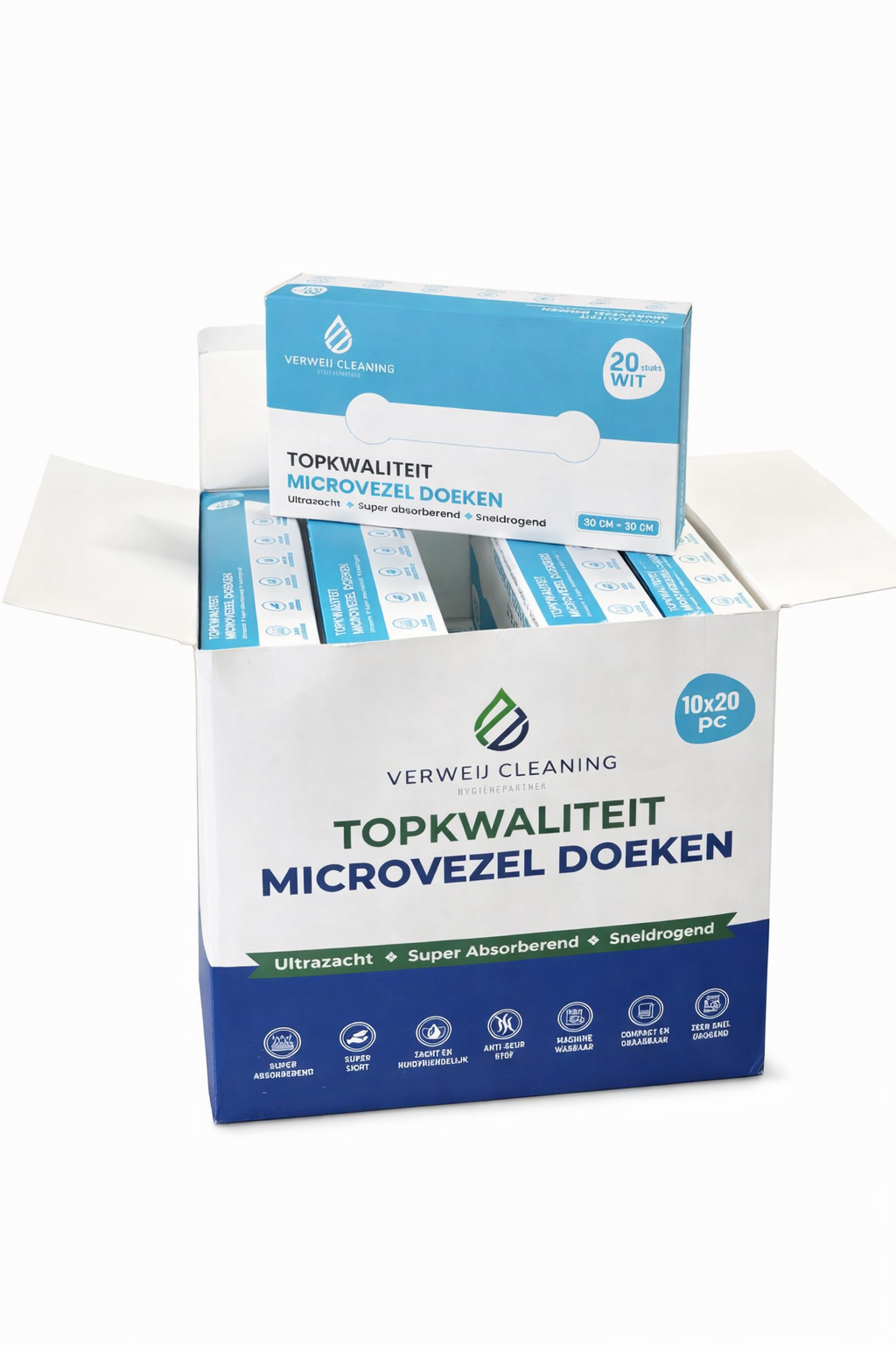 Microvezeldoek verweijcleanijng