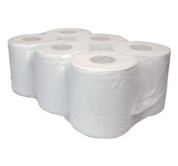 Poetsrol 2 laags cellulose – 6 rollen