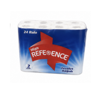 Toiletpapier 2 laags 24rollen.